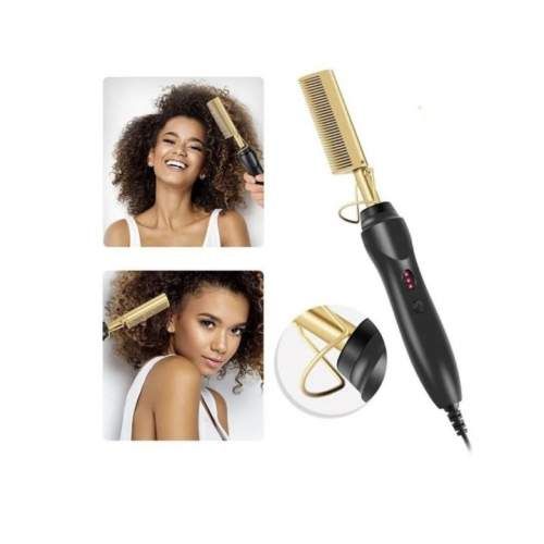 Electric hair straightener comb 2 in 1 wholesale