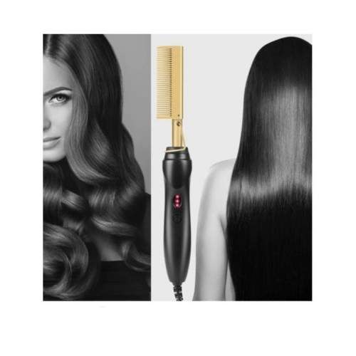 Electric hair straightener comb 2 in 1 wholesale