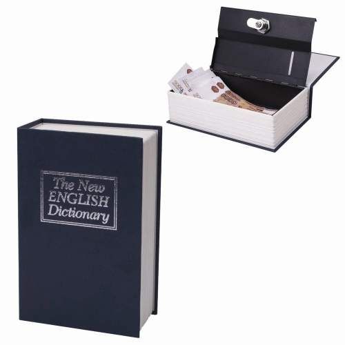 Money storage book English dictionary, 54x115x180 mm with combination lock wholesale