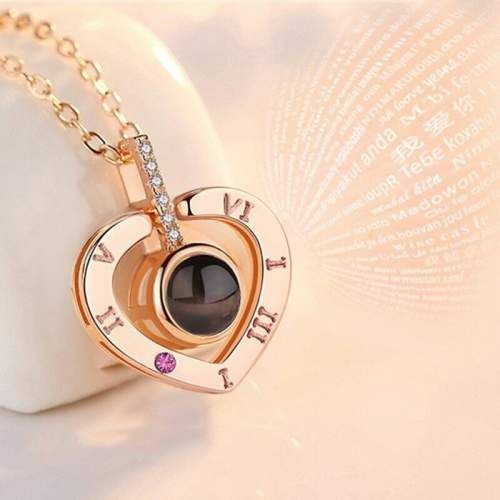 I Love You pendant in 100 languages Heart wholesale