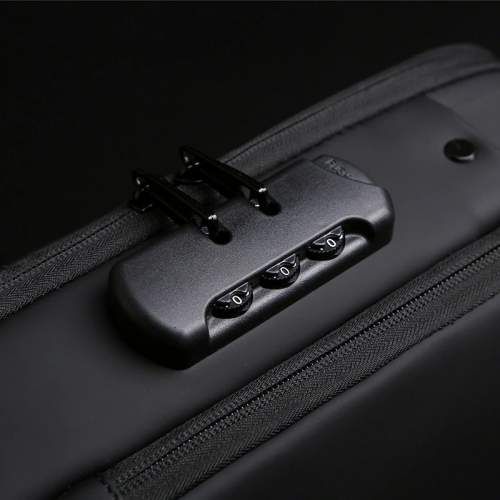 Multi-function anti-theft men's bag with USB combination lock wholesale