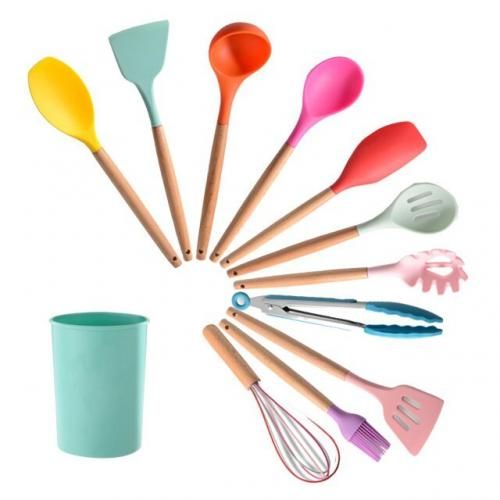 12 in 1 silicone kitchen utensil set wholesale