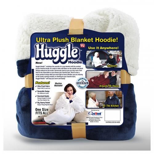 Huggle ultra plush blanket hoodie wholesale