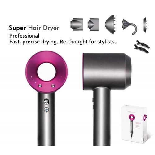 Gift set Hair dryer SUPER HAIR DRYER, 5 attachments wholesale