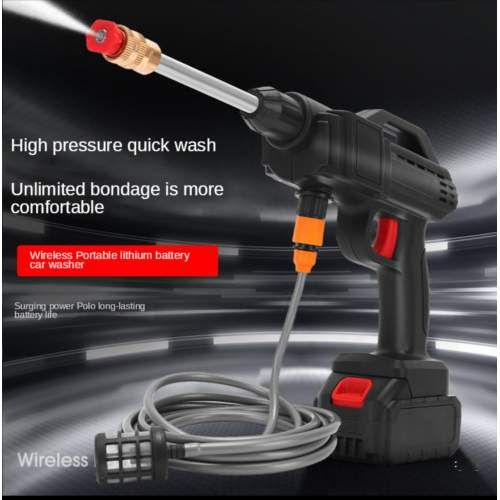 Portable Wireless High Pressure Car Washer 40kPa, 2 Nozzles Wholesale