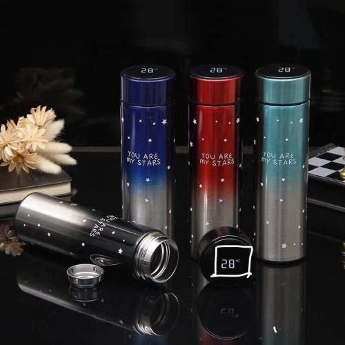 Thermos with temperature sensor You Are My Stars 500 ml wholesale